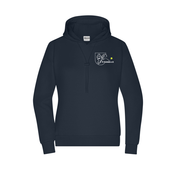 Brustdruck weiß - Ladies' Lounge Hoody Miniaturansicht