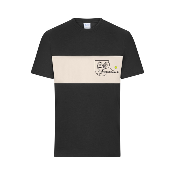 Brustdruck schwarz - T-Shirt colour-block UNISEX Miniaturansicht