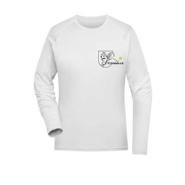 Brustdruck schwarz - Ladies' Sports Shirt Long-Sleeved Miniaturansicht