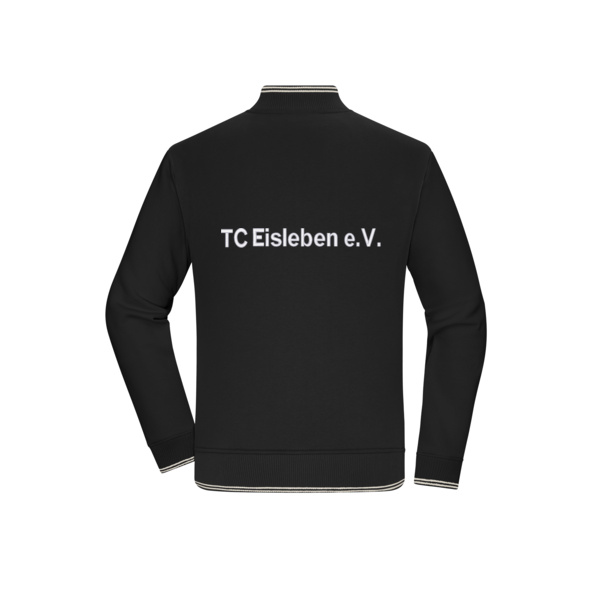 Rückenstick weiß - College-Jacket UNISEX Miniaturansicht